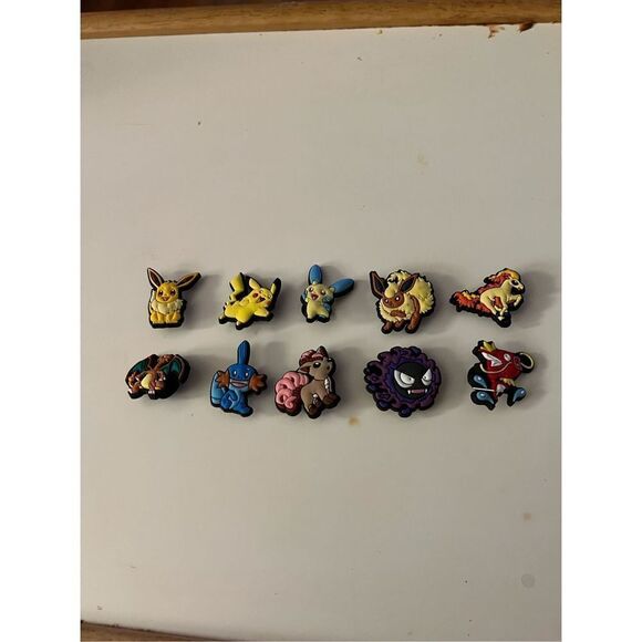 Pokeman Crocs Shoe Charms 10 Pk #2 - Picture 1 of 5